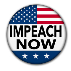 Impeach Now button with the USA flag and drop shadow