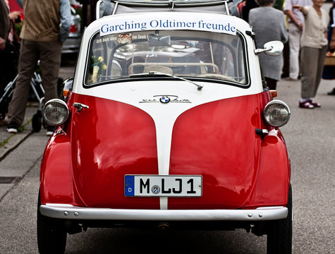 BMW Isetta 300 vintage microcar produced in years (1956&ndash;62)