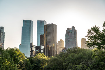 Fototapeta premium New York city, Amazing New York architecture image, Manhattan architecture photography, big apple city image