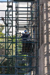 African construction workers