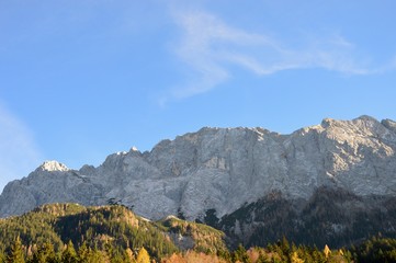 Mountains view in German Alps