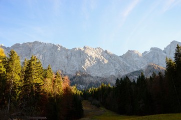 Mountains in autumn in Germany