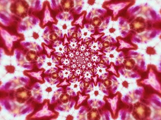 Colorful digital graphic kaleidoscope symmetry mandala style in laser light trial pattern, Tie Dye , spiderweb art background for art projects, banner, business, card,  template