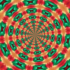 Colorful digital graphic kaleidoscope symmetry mandala style in laser light trial pattern, Tie Dye , spiderweb art abstract background for art projects, banner, business,   card, 3D, template