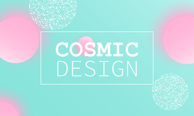 Fluid shapes composition.