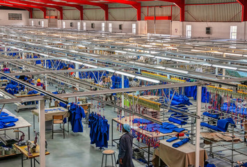 African textile factory