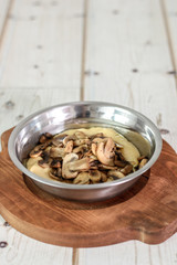 Fondue de champiñones