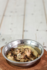 Fondue de champiñones