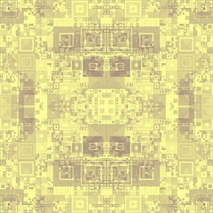 Abstract Symbols Random Distributed Pattern Computational Generative Art background illustration