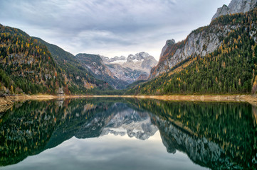 Lake Gosau in Upper Austria