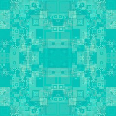 Abstract Symbols Random Distributed Pattern Computational Generative Art background illustration