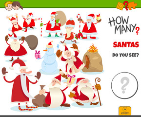 how many Santa Claus characters game for kids