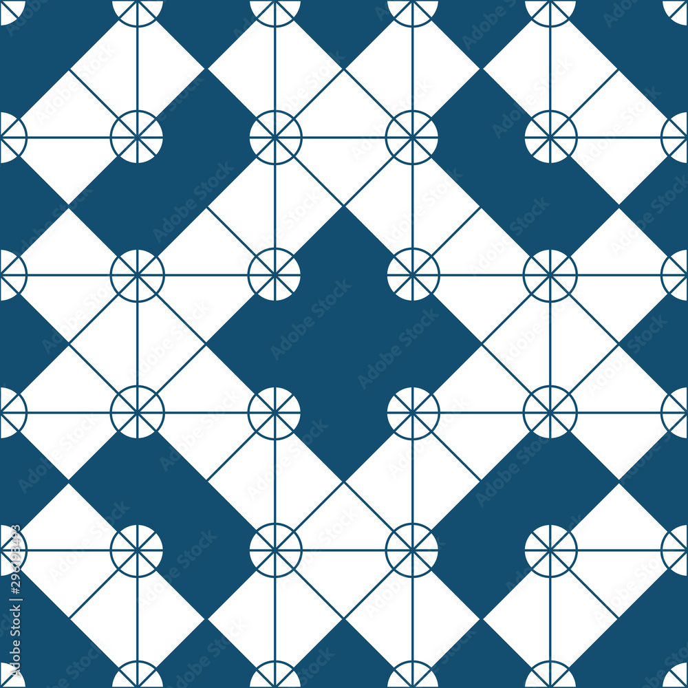 Aufkleber ornament vector seamless pattern. modern stylish texture. repeating geometric square grid. simple gr