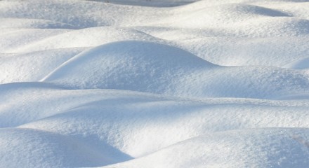 snow with bumps