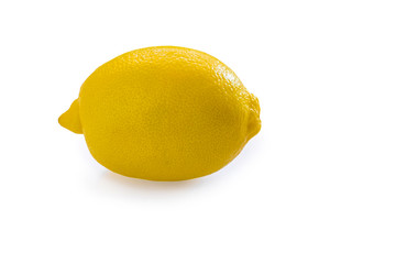 Lemon on a white background, clipping path, isolate