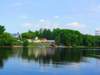 Fototapeta premium Tver town view, Russia