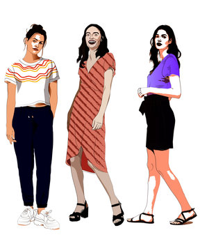 Women Fashion Illustration