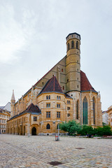 Fototapeta na wymiar Minoritenkirche Church on Minoritenplatz in Vienna