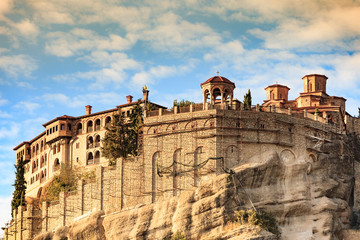 Fototapeta premium Varlaam monastery in Meteora, Greece