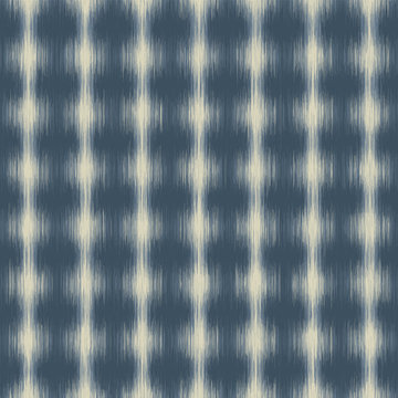 Ikat Polka Dot Marl Variegated Texture Background. Denim Indigo Gray Blue Blended. Faded Acid Wash Seamless Pattern. Bleeding Tie Dye Effect Textile, Melange All Over Print. Vector Eps 10  