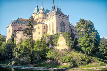 Fototapeta na wymiar Bojnice castle landmark in western Slovakia, Europe