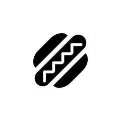 Hot dog icon for web and mobile