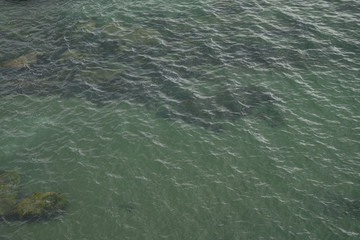 Ocean water texture, top view. Background for design.