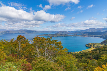 Towada Hachimantai National Park in early autumn