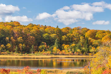 Obraz premium Towada Hachimantai National Park in early autumn