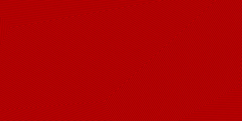 Abstract background of concentric triangles in red colors