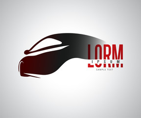 Sports Car Logo company vector Illustration
