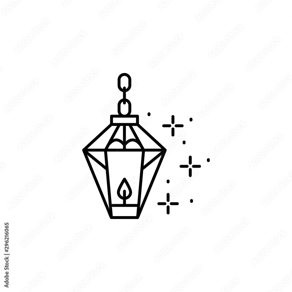 Poster web camera, books icon. simple line, outline vector of horror icons for ui and ux, website or mobile