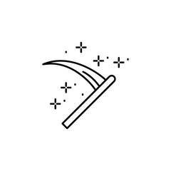 Website, graduate hat icon. Simple line, outline vector of horror icons for ui and ux, website or mobile application