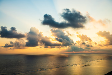 早朝の宮古島　The sky at daybreak in Miyakojima Island, Okinawa.