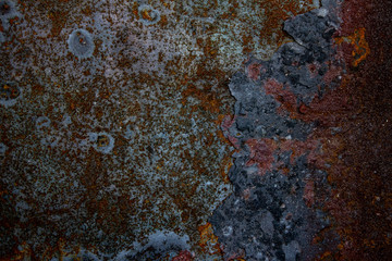 Rusty metal texture background. Texture rusted metal.