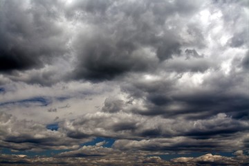Obraz premium storm clouds over the sky