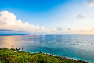 Fototapeta premium 宮古島の海 Beautiful beach in Miyakojima Island, Okinawa.