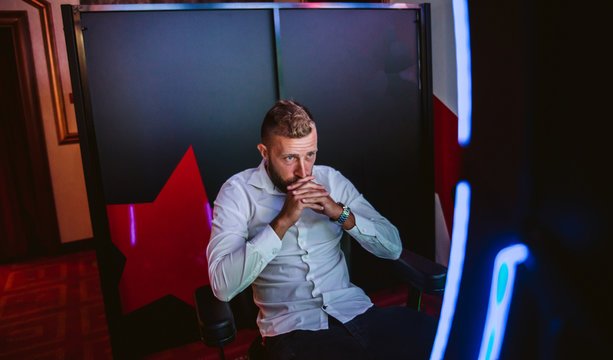 Hoping to win casino player