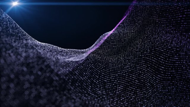 Abstract Particle Background