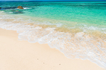 宮古島の海　Beautiful beach in Miyakojima Island, Okinawa.
