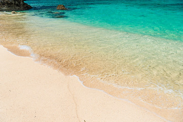 宮古島の海　Beautiful beach in Miyakojima Island, Okinawa.