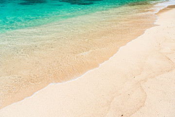 宮古島の海　Beautiful beach in Miyakojima Island, Okinawa.