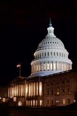 US Capitol Ostseite Nachts 