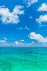 Obraz premium 宮古島の海 Beautiful beach in Miyakojima Island, Okinawa.