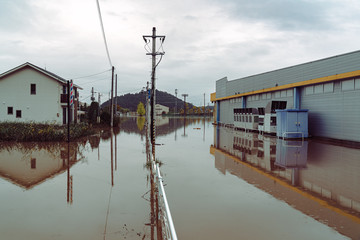 台風19号　丸森町