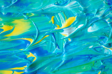 Abstract painting background texture pattern, Blue paint background