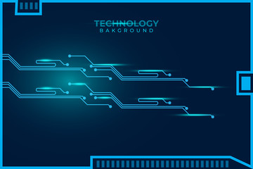 Abstract futuristic digital technology background. Circuit board design background. Vector illustration eps 10.