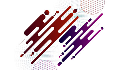 Flat style geometric abstract colorful background. Use for modern design, cover, template, decorated, brochure