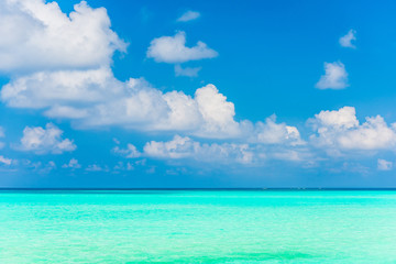 美しい宮古島の海　Beautiful beach in Miyakojima Island, Okinawa.
