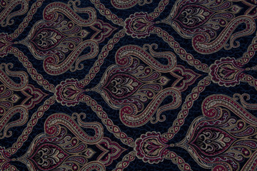 Classic dark textile with pattern